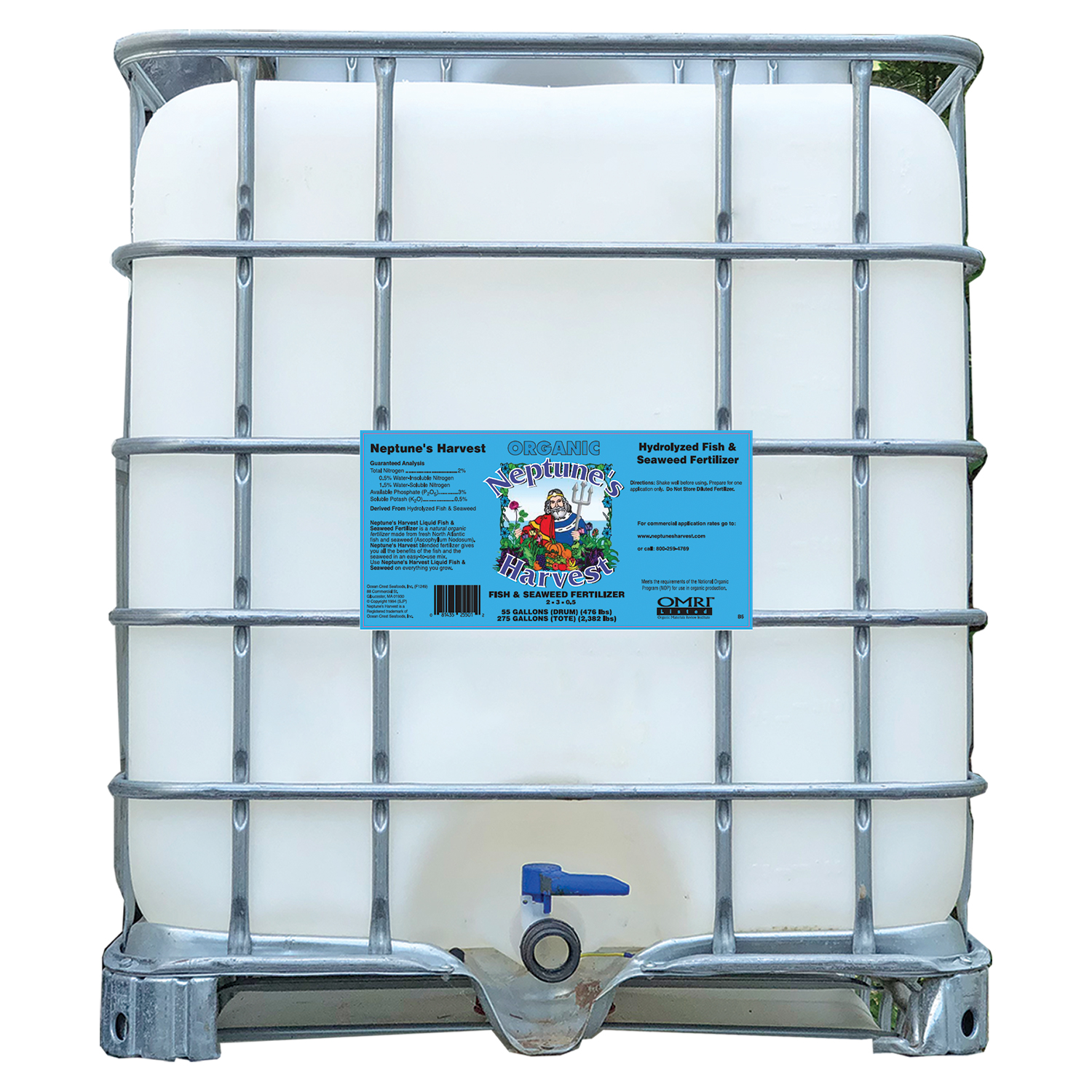 Neptune's Harvest Fishseaweed Blend 275 Gal Tote Fs275 Product Image